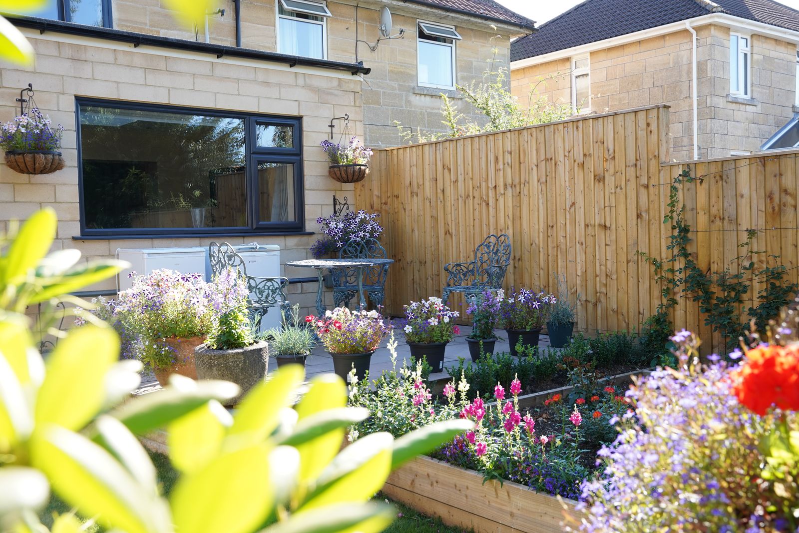 SIPS panel garden room under construction in Wiltshire